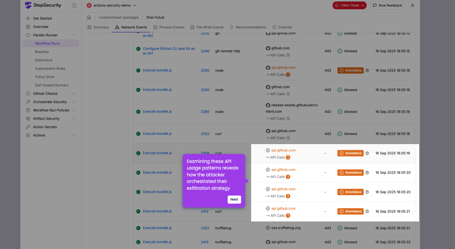 Prevent NPM Supply Chain Attacks with Harden-Runner
