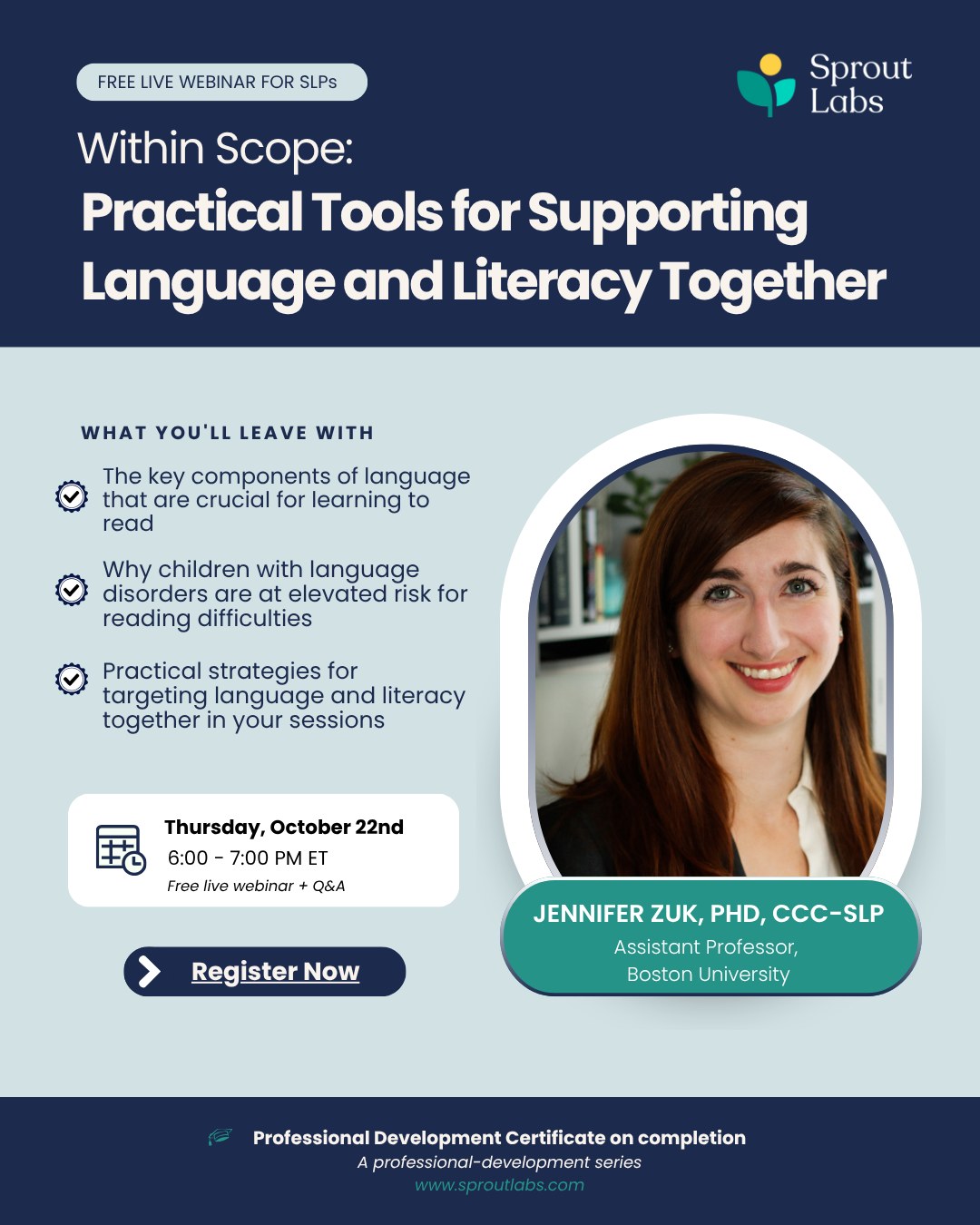 Webinar flyer