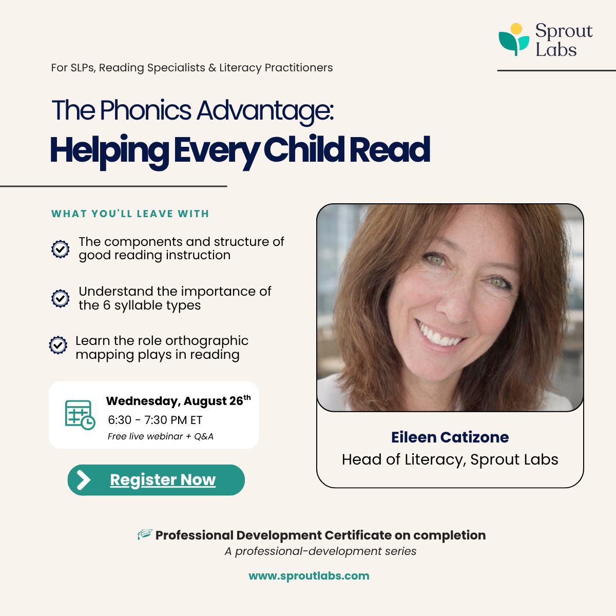 Webinar flyer