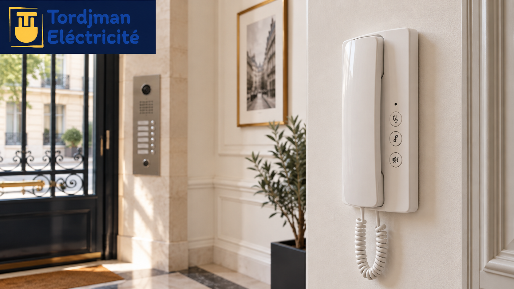 Interphone qui sonne mais sans son : trouver la panne