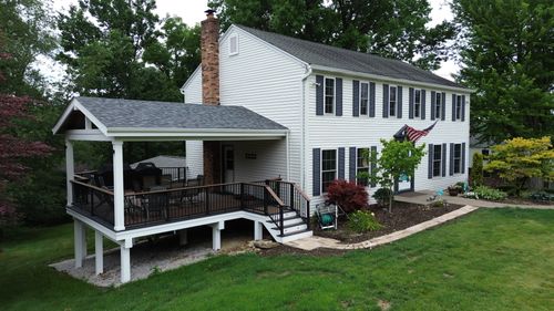finished covered pittsburgh deck