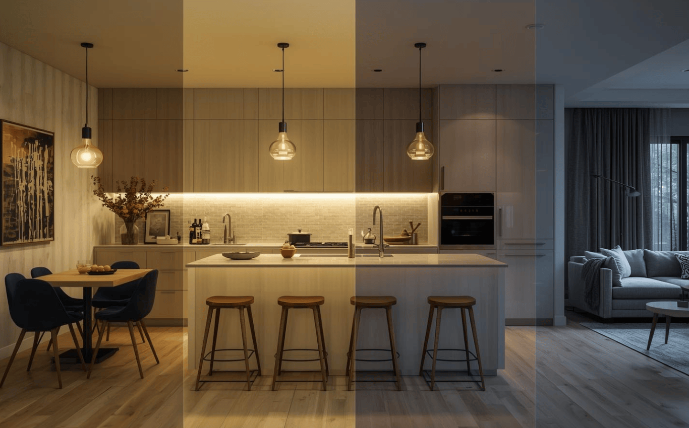 Explore how modern kitchen design uses emotional zoning, color, and layout to create spaces that support focus, comfort, and connection.