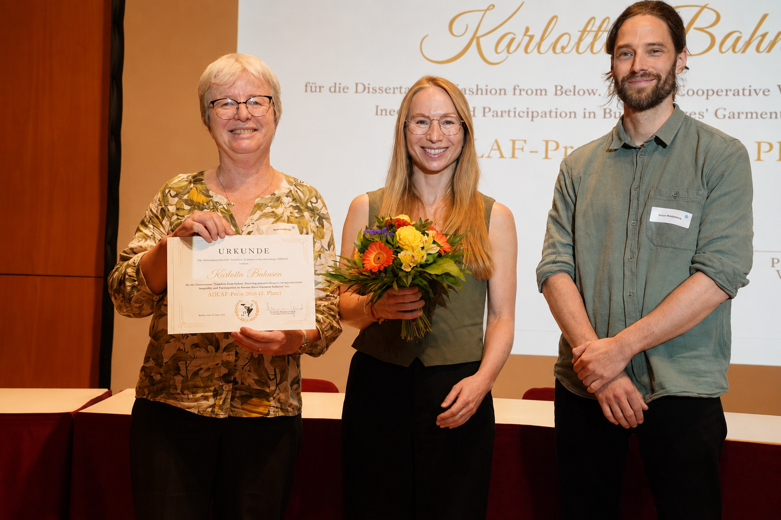 Karlotta Bahnsen mit dem 2. Platz des ADLAF-Preises 2026 ausgezeichnet