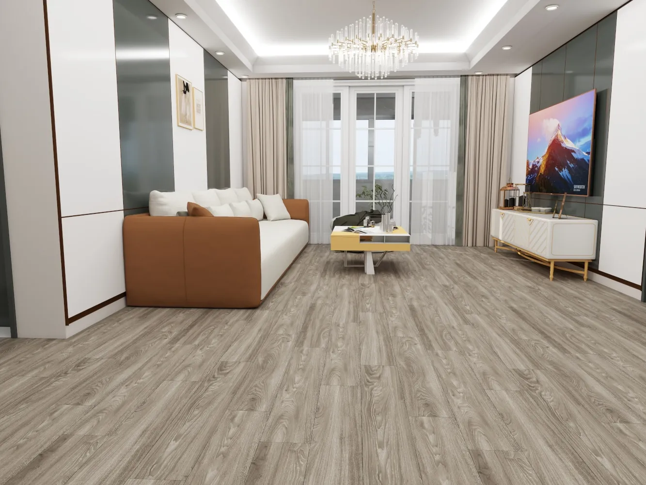 Ash Grey Walnut offers a unique blend of cool grey tones and natural wood grain, providing a sleek, modern twist on traditional walnut flooring. Its refined appearance is perfect for contemporary spaces looking for an edge. The durable, easy-to-clean surface makes it ideal for high-traffic areas.