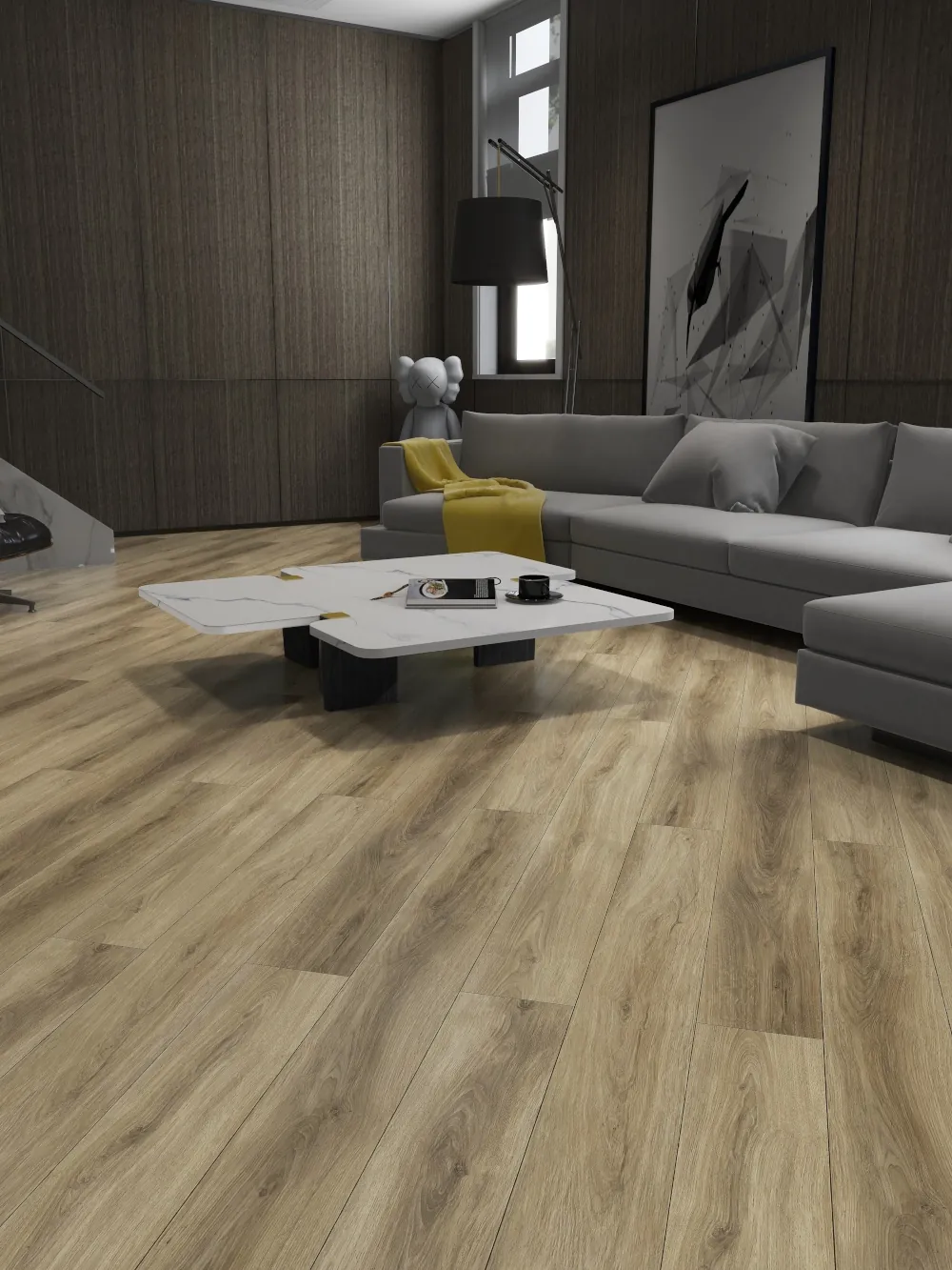Charlotte Oak offers a warm, mid-tone wood finish with a classic, natural grain that complements a variety of decor styles. Its versatile design works well in both contemporary and traditional settings, bringing an inviting feel to any room. Ideal for high-traffic areas, this flooring is as durable as it is beautiful.
