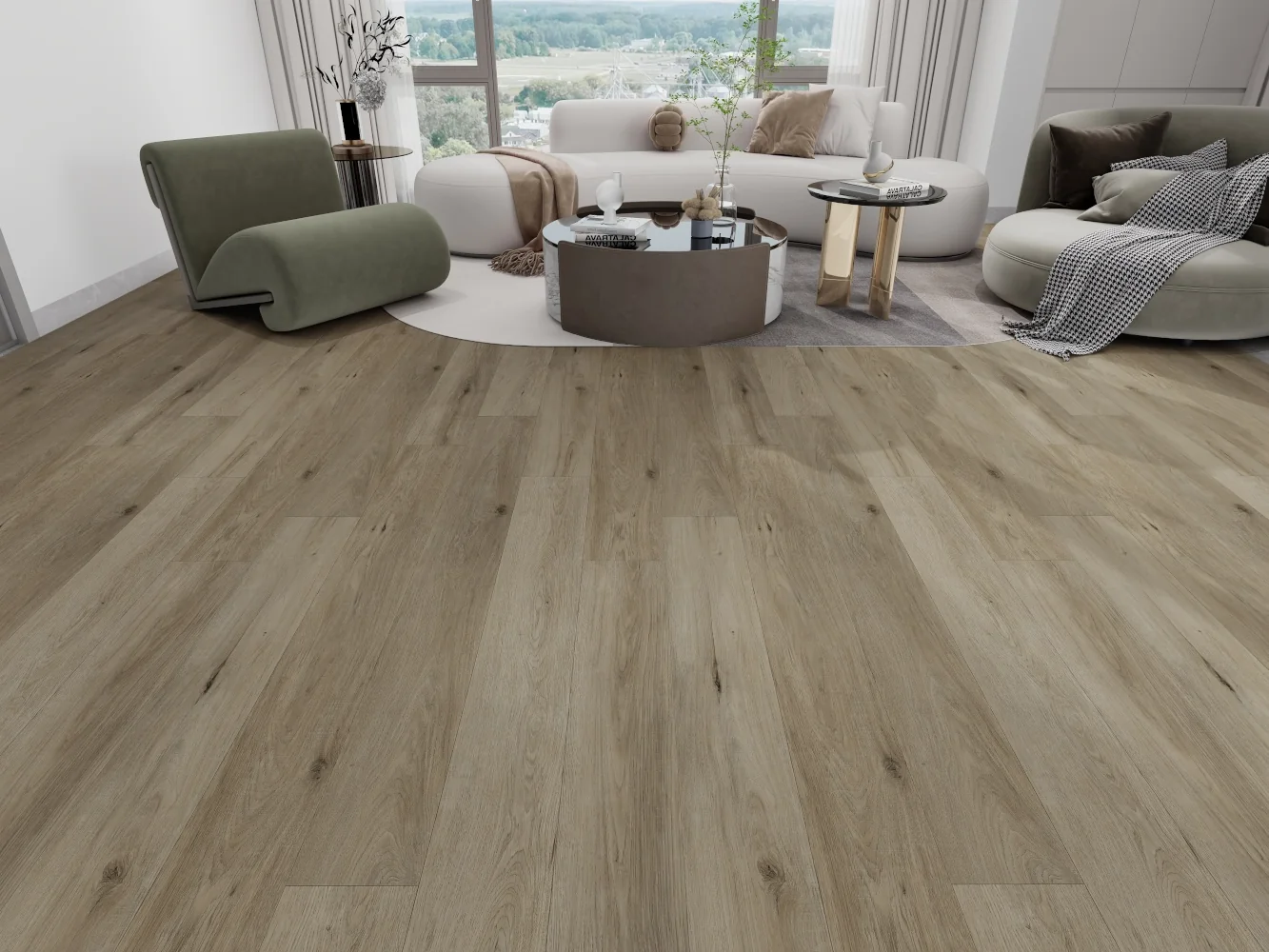 Pecans Oak delivers rich, earthy hues with a pronounced wood grain, providing an authentic hardwood appearance. This durable vinyl is perfect for high-traffic areas, offering the beauty of natural wood without the upkeep. Its warm tones make it a versatile option for any home.
