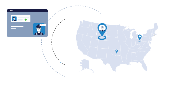 Clocking in Outside Work Site