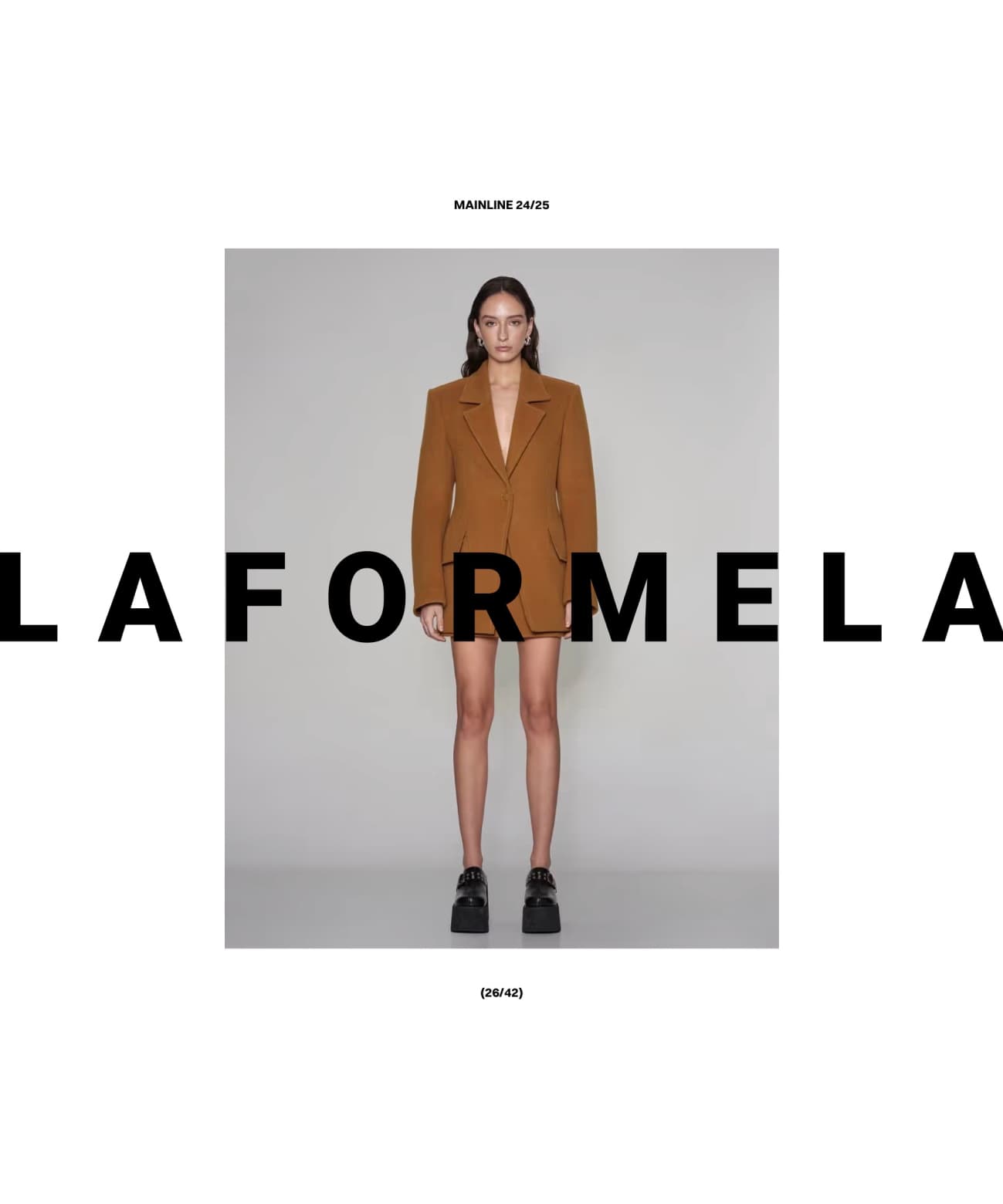 Laformela - Webflow landing page pro módní značku