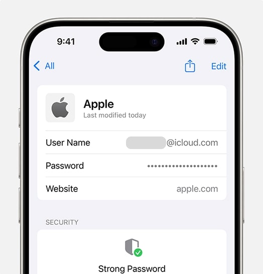 Editing, Deleting, and Organizing Passwords on iPhone