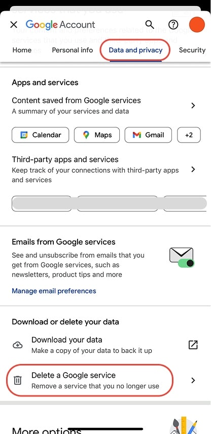 How to delete a Gmail account on iPhone