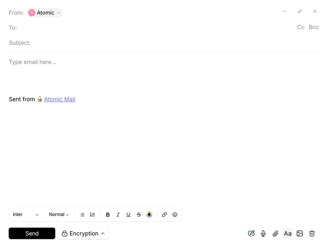 Upgraded Email Composer