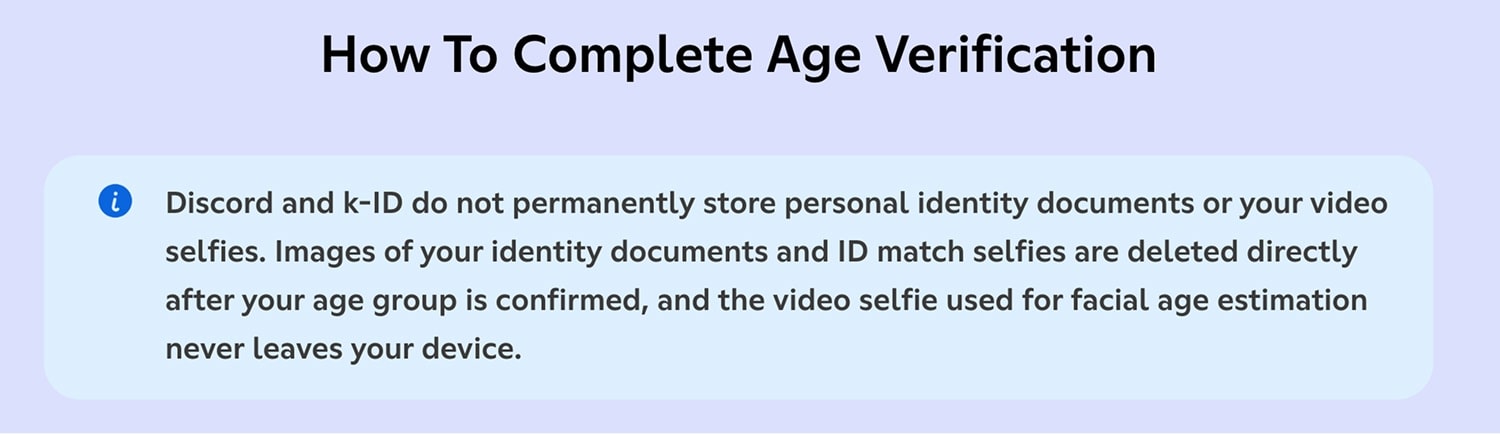 How to complete age verification on Discord