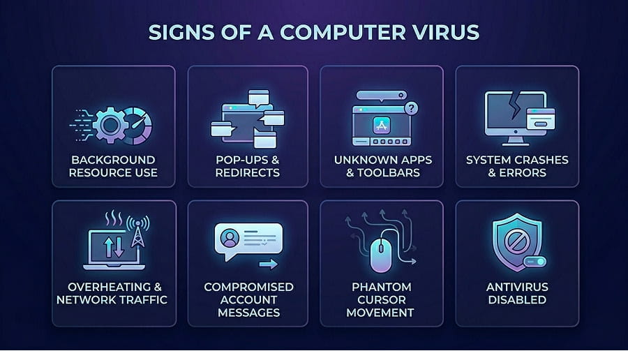 Signs of a Virus on Your Computer