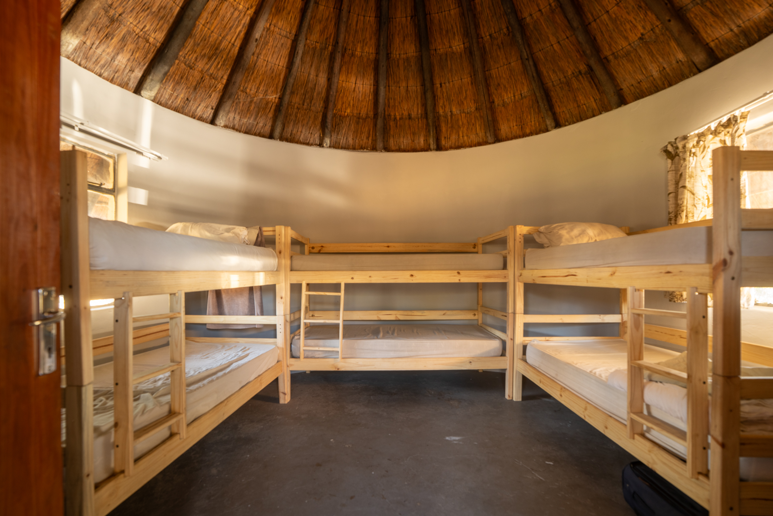 The shared volunteer accommodation at the Big Five & Wildlife Research in Kruger, South Africa