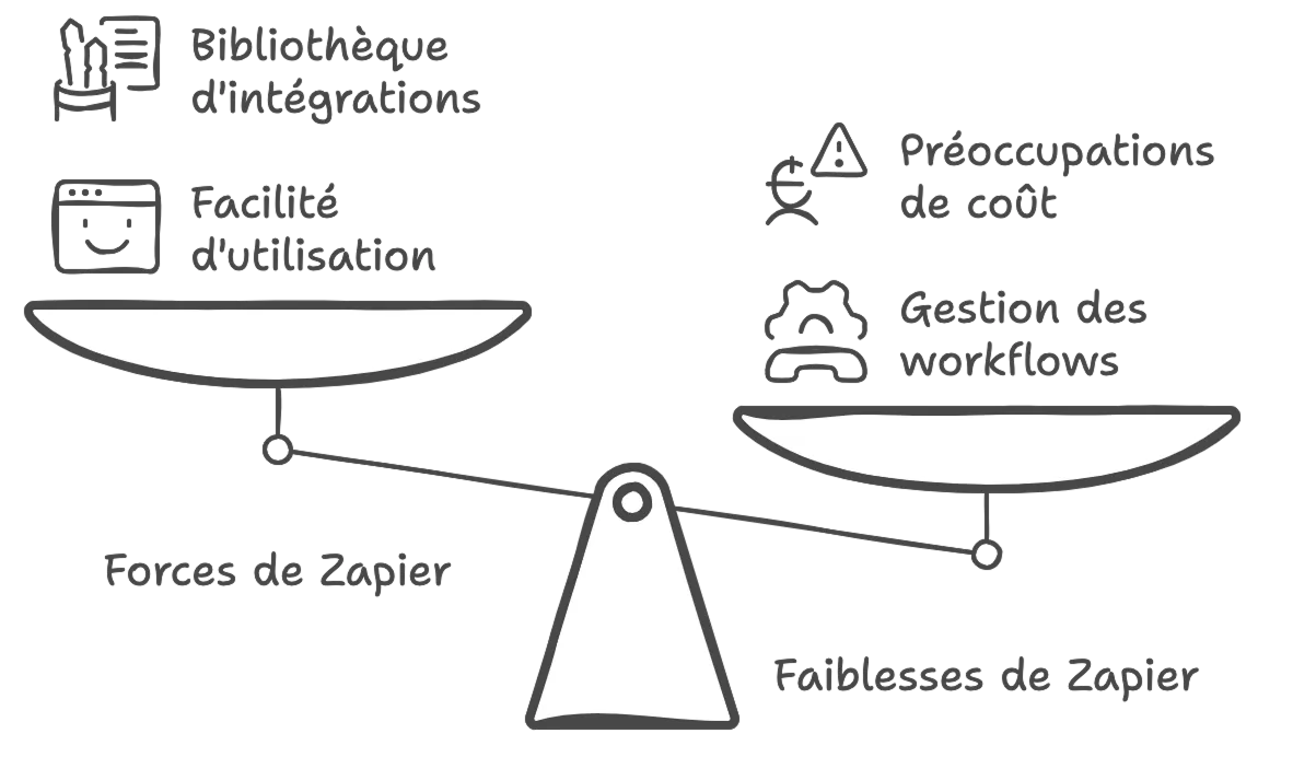 avantages et limites de zapier