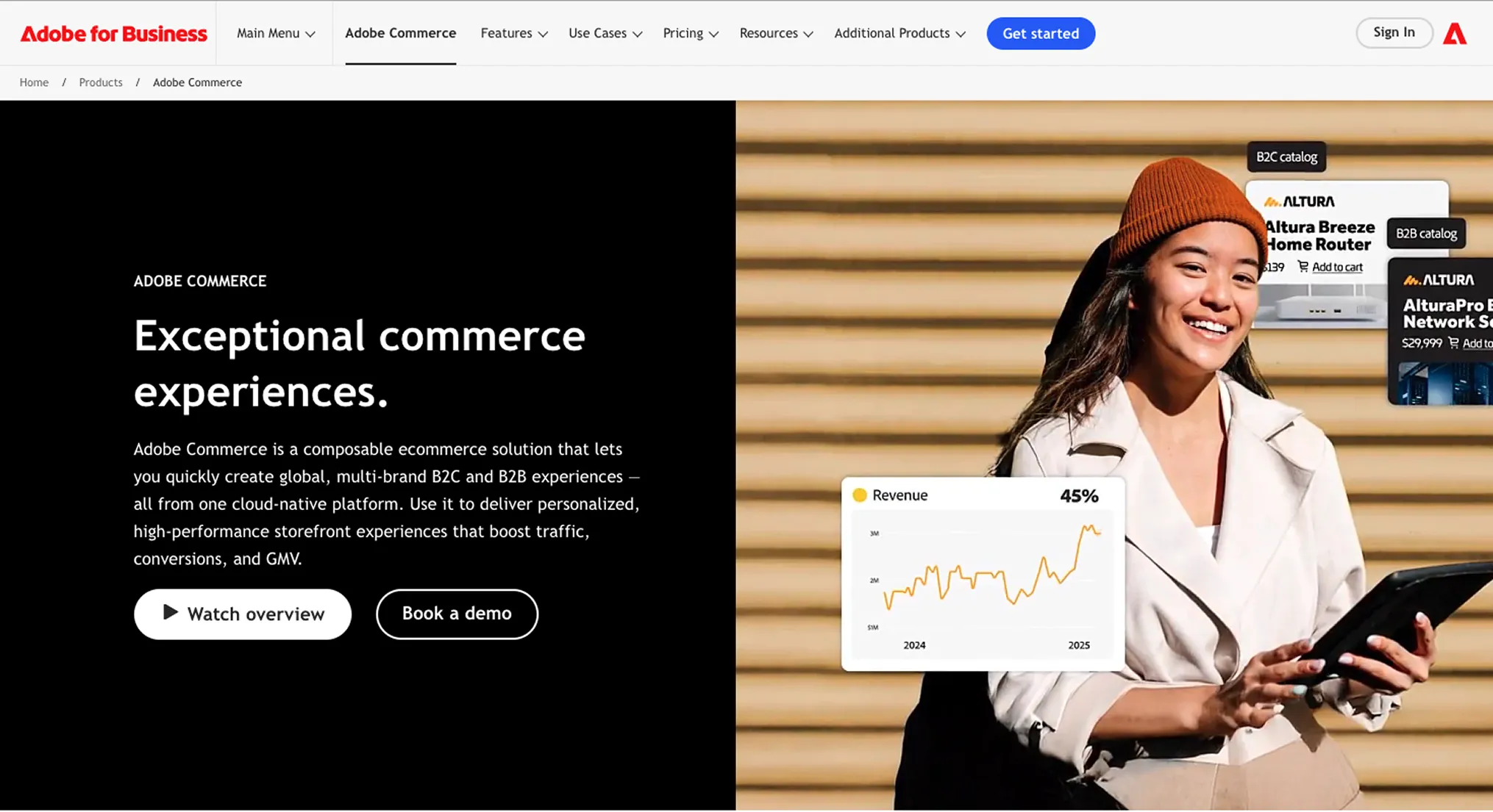 adobe commerce cms