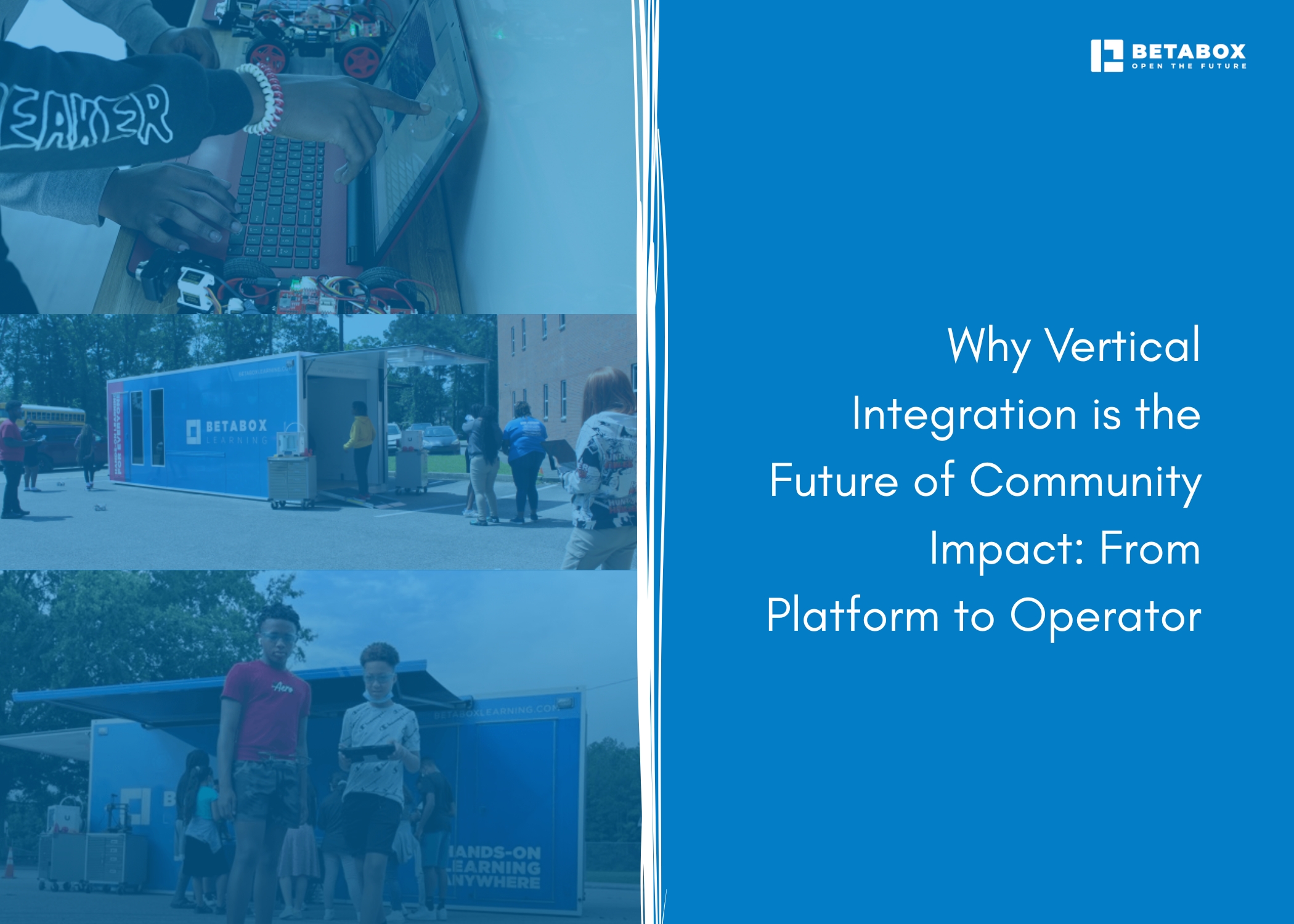 Vertical Integration for Community Impact: The Shift from Platform to Operator 