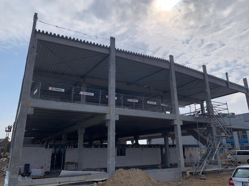 Our building in progress