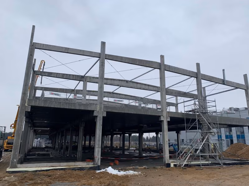 Our building in progress