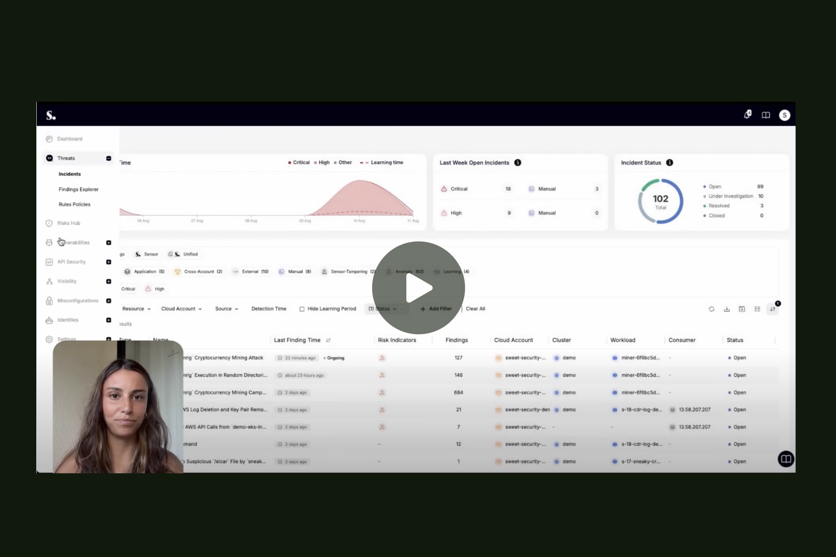Sweet Demo: Detect Attacks to Your Applications and Spot Attack Attempts