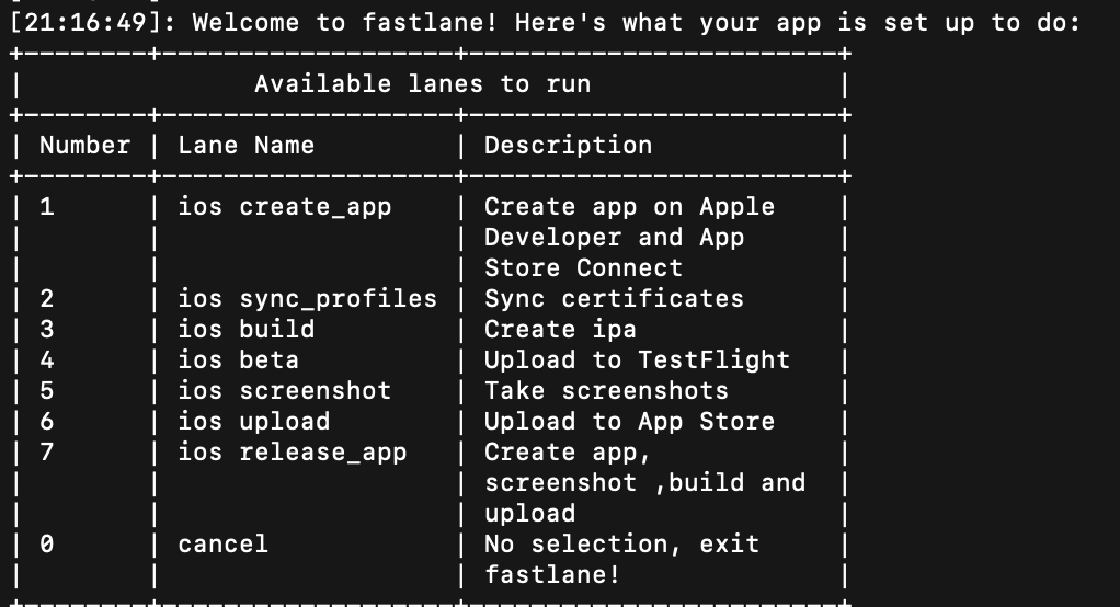 Fastlane setup