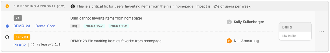 Multi-approvers on fix request