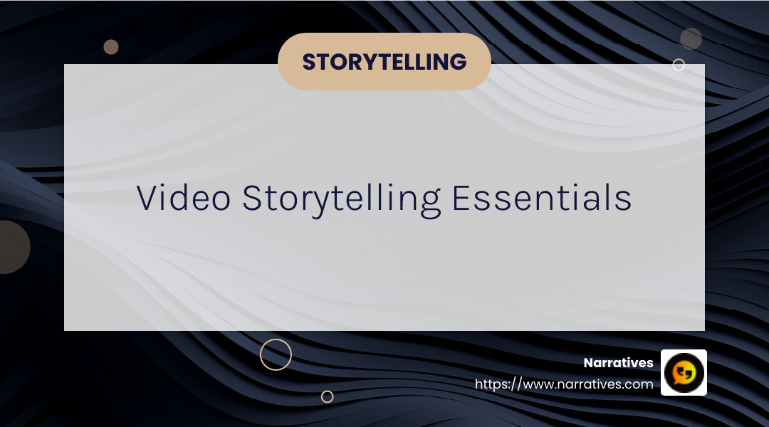 Video storytelling infographic - video storytelling infographic simple-info-landscape-card-dark
