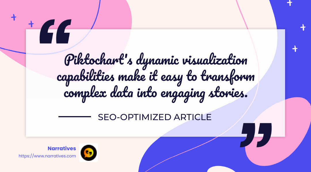 Piktochart Quote - tools for creating digital stories infographic simple-quote-landscape-colorful