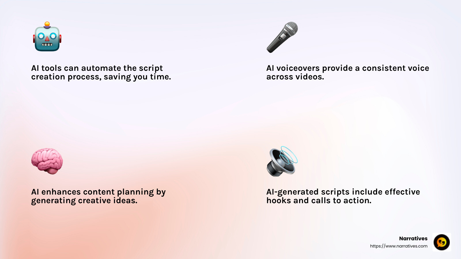 TikTok's Script Generator can help you brainstorm video ideas and create engaging content. - make tiktok videos infographic 4_facts_emoji_light-gradient