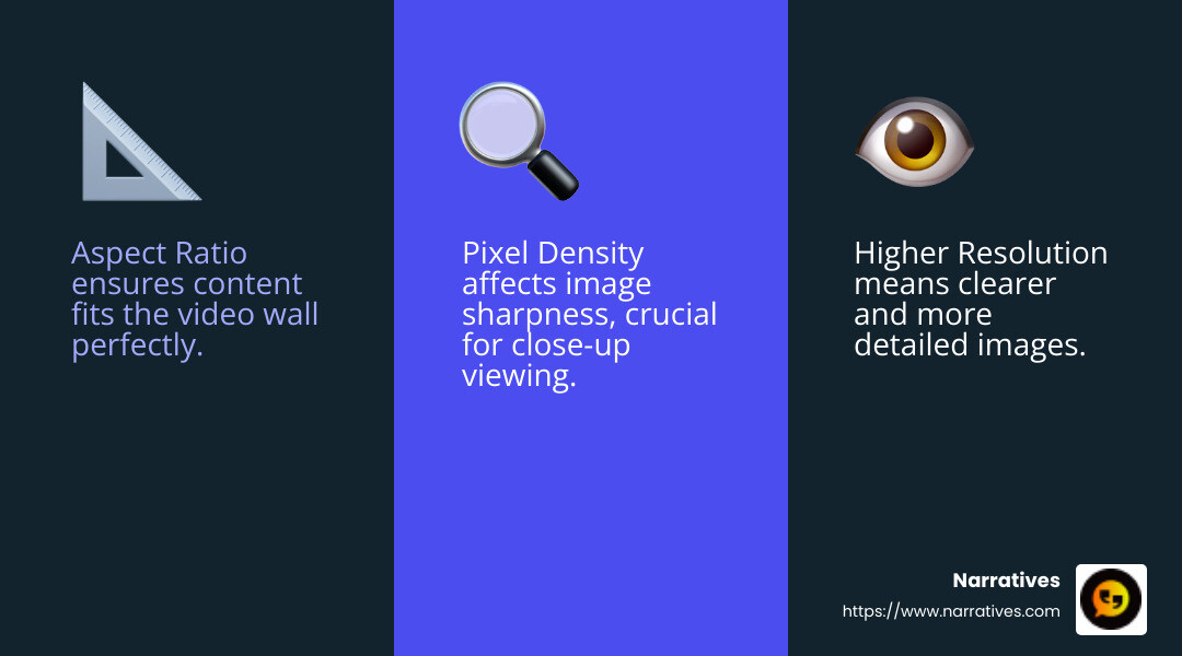 Pixel density affects image clarity on video walls. - video wall content creation infographic 3_facts_emoji_blue Pixel density affects image clarity on video walls. - video wall content creation infographic 3_facts_emoji_blue