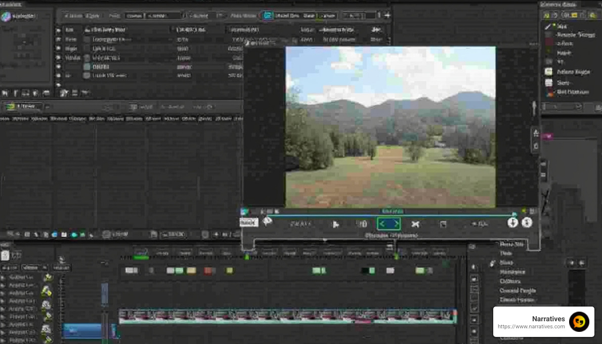 Example of a drag-and-drop interface - video editing software Example of a drag-and-drop interface - video editing software