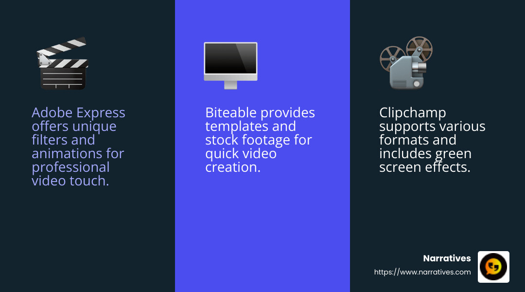 Video creation tools infographic - video creation for instagram infographic 3_facts_emoji_blue
