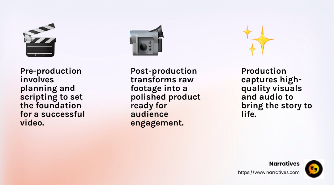 Video content engagement stats - what is video content creation infographic 3_facts_emoji_light-gradient