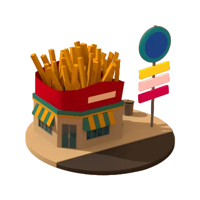 Point d'intérêt Fast Food