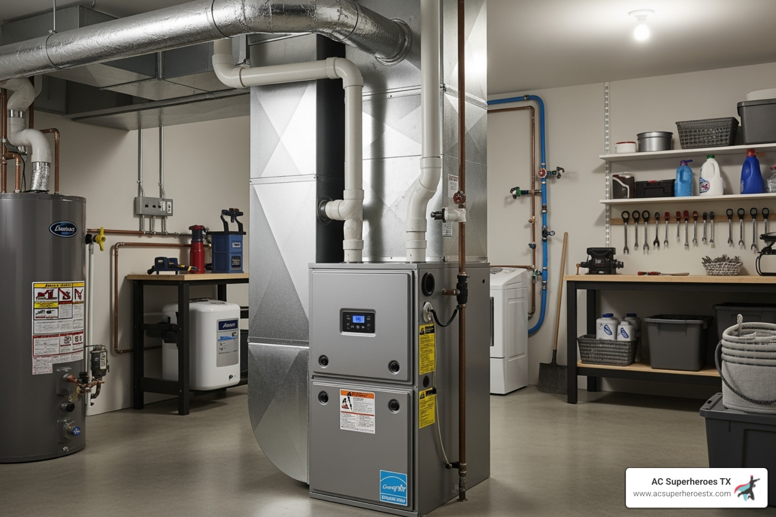 a new, high-efficiency furnace unit - austin tx furnace repair