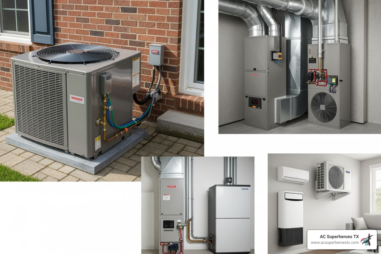 different HVAC system types - hvac installation austin