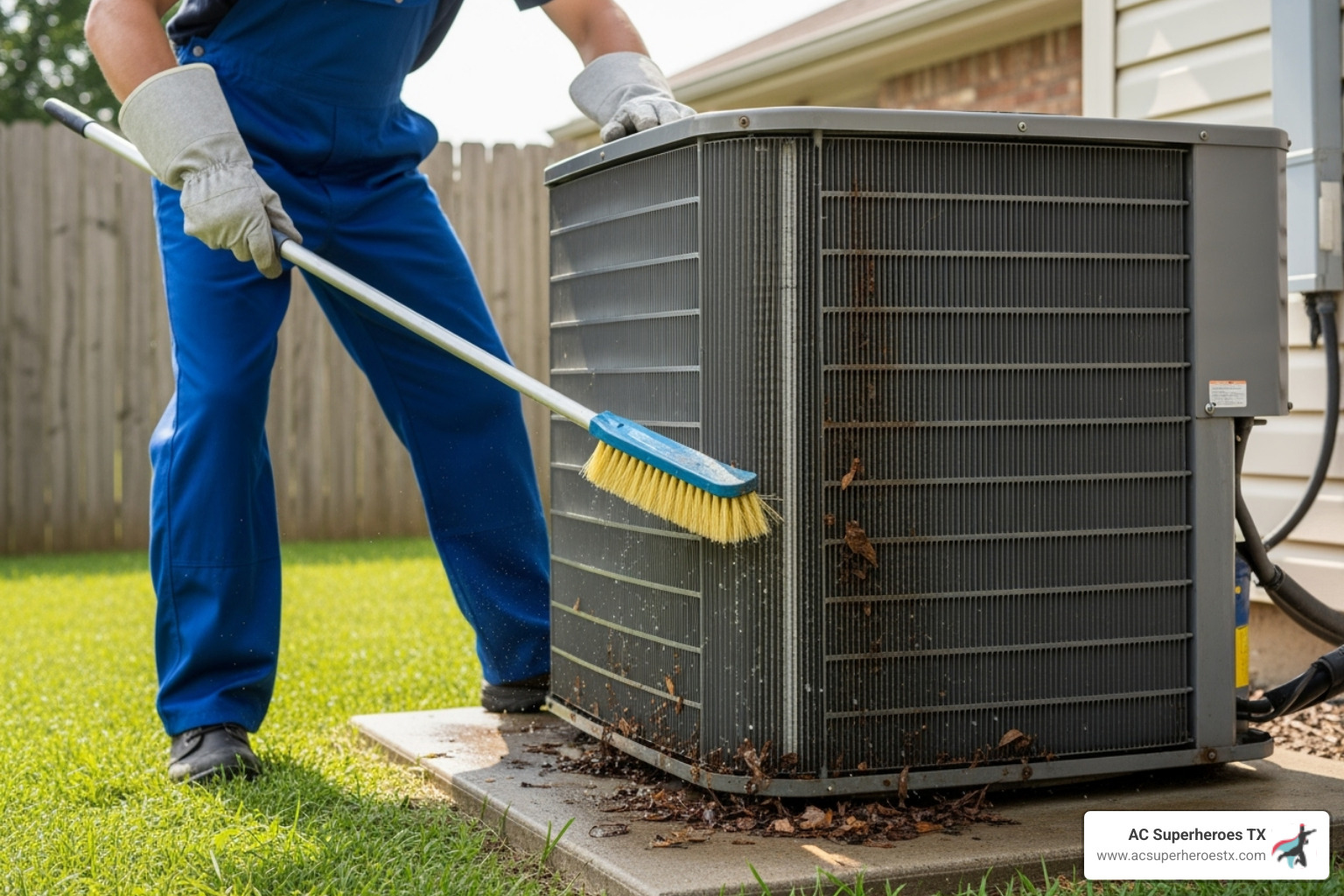 technician cleaning an AC coil - air conditioner service austin tx technician cleaning an AC coil - air conditioner service austin tx