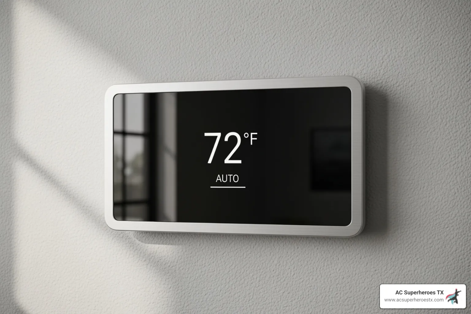 Modern smart thermostat - HVAC repair Pflugerville