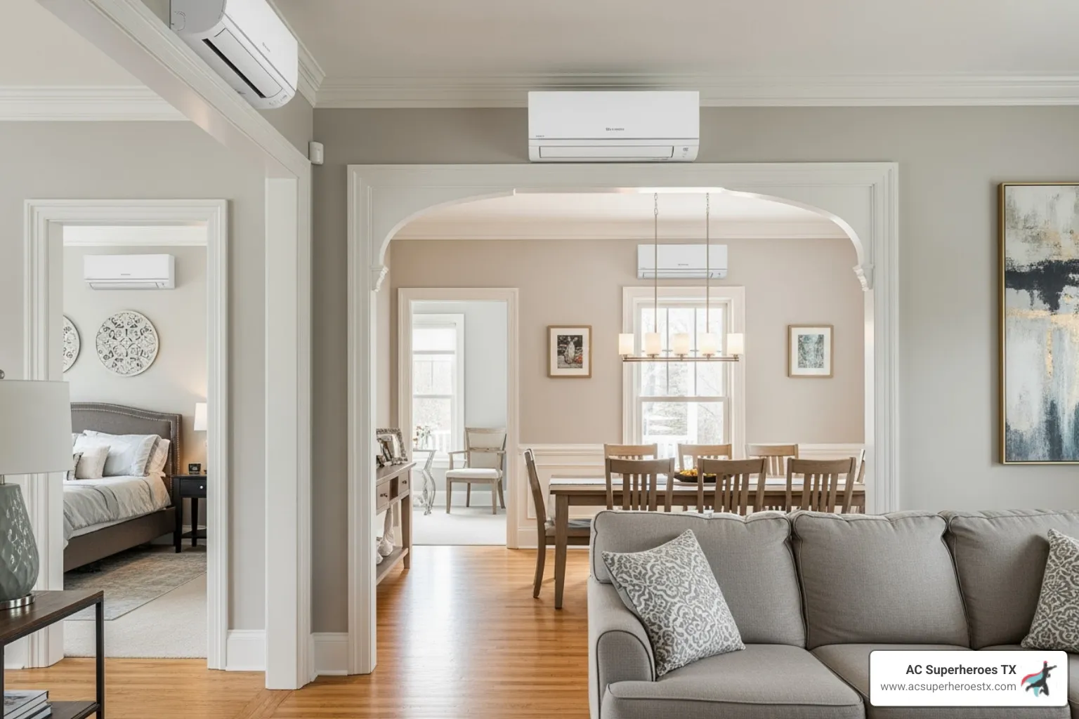 Professional technician inspecting an installation site - mini split heat pump