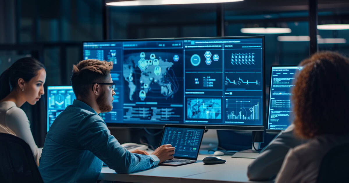 Business user authenticating with a secure multi-factor login on a mobile device.