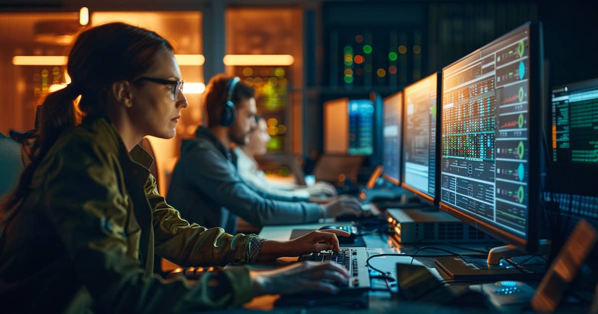 Business professional restoring email data from a secure backup system.