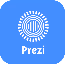 Icon for Prezi presentaiton design software