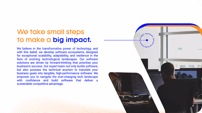 Company profile design for IT company