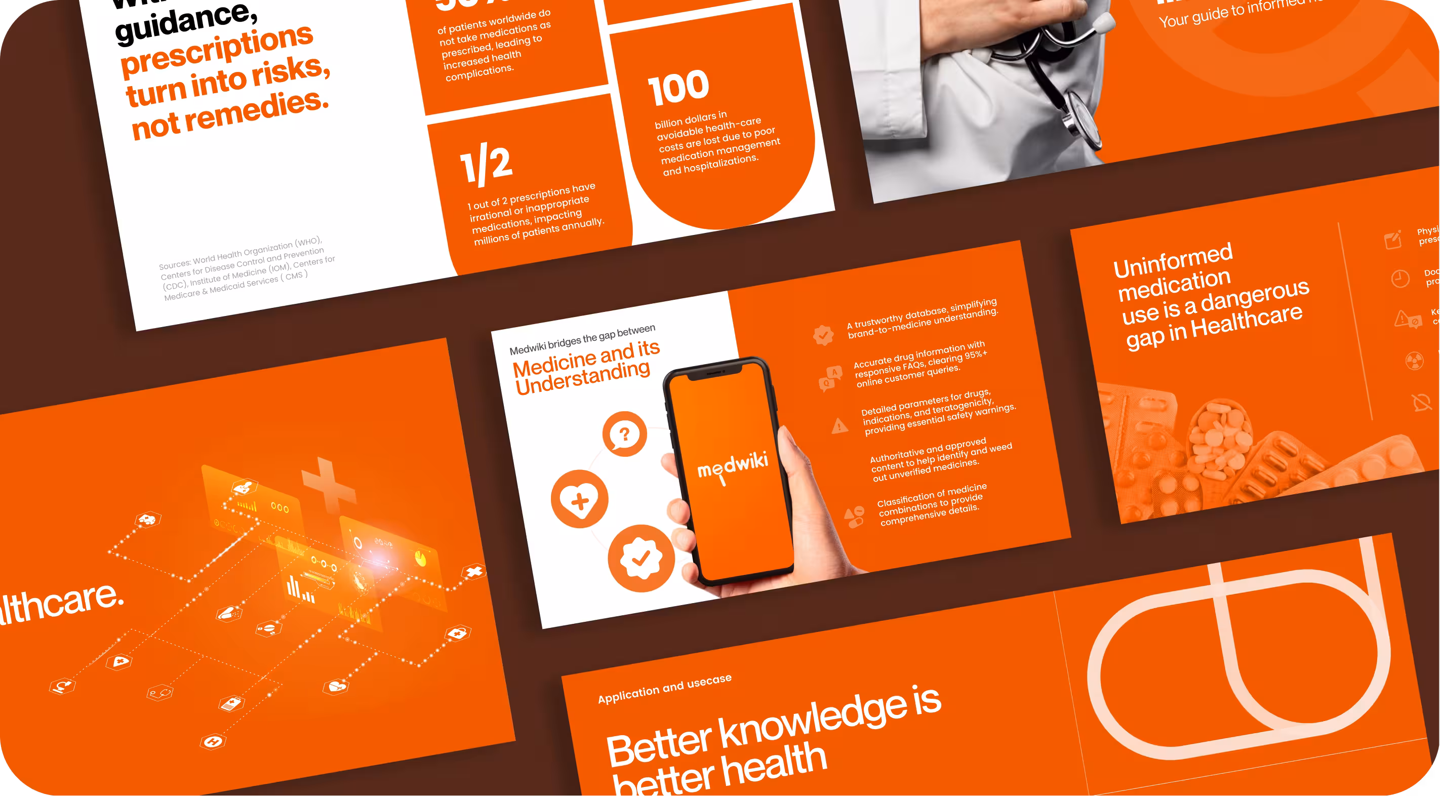 Healthcare event presentation deisgn