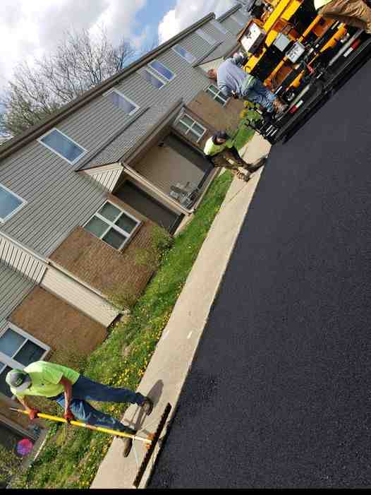 clean striped commercial parking lot - best asphalt paving company columbus oh clean striped commercial parking lot - best asphalt paving company columbus oh
