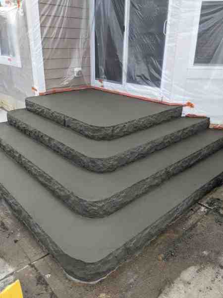 stamped concrete walkway to home - concrete installation cost delaware oh stamped concrete walkway to home - concrete installation cost delaware oh