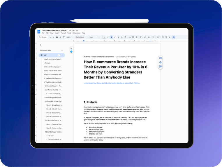 A/B-Tests from $100M DTC Brands
