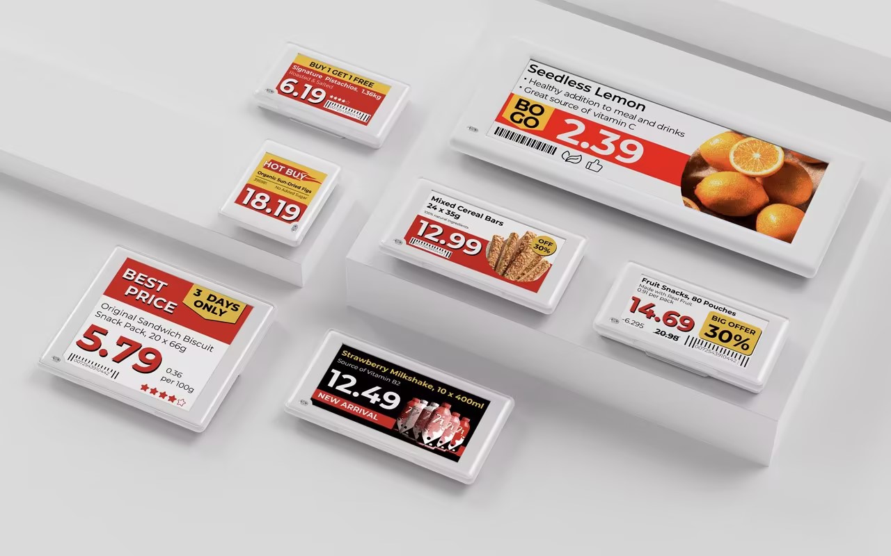 Hanshow Electronic Shelf Labels by Displayify Ireland