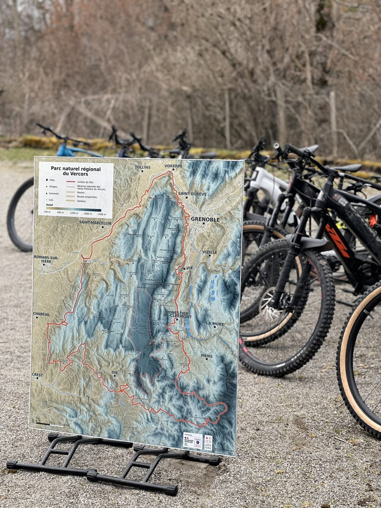 VTT électrique dans le Vercors