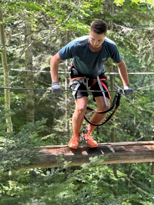 Team-building cohésion : Sortie accrobranche dans les arbres